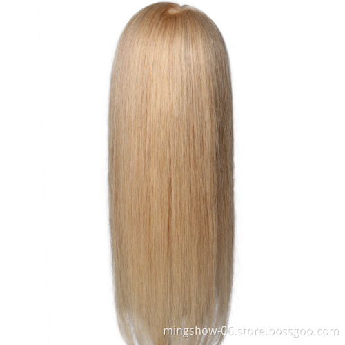 100% Human Hair Training Doll Head For Professional Perm Bleaching Dyeing Hair